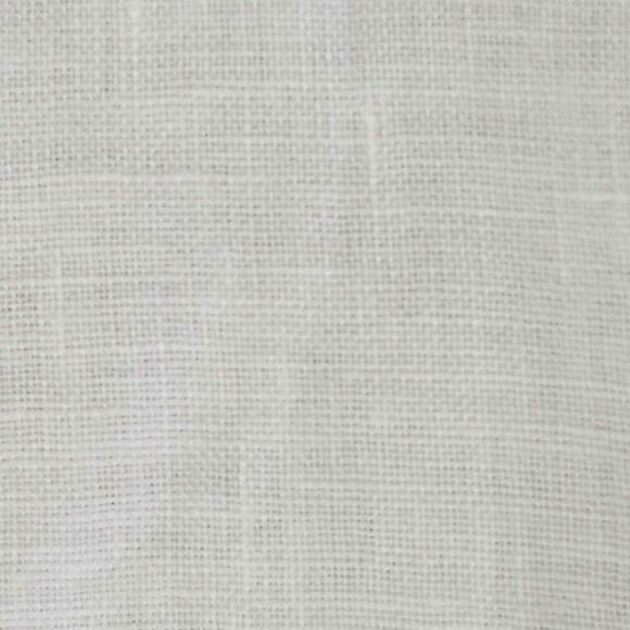 Talbots Shirt Top Womens Plus Size 2Xp Button Up Linen Solid White Lagenlook - Picture 6 of 9